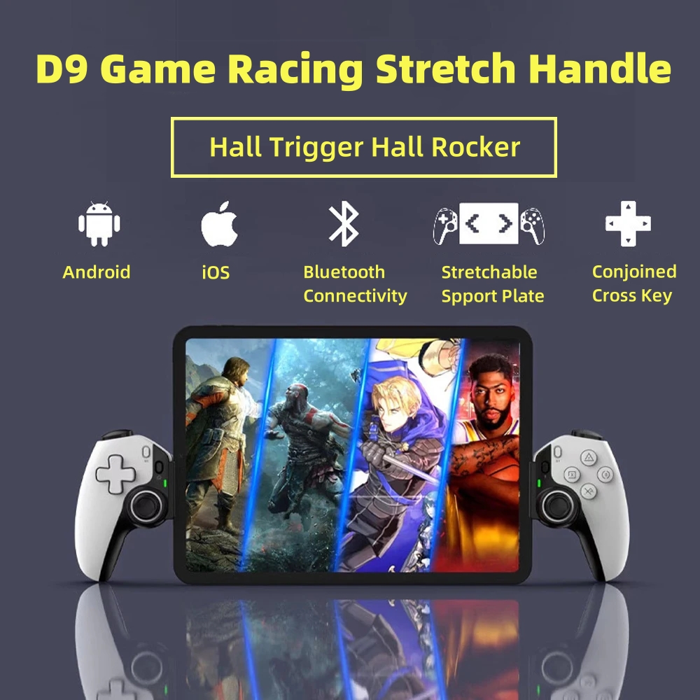 Pc Gaming Emulator - Pengontrol Tablet D9 Pegangan Nirkabel untuk