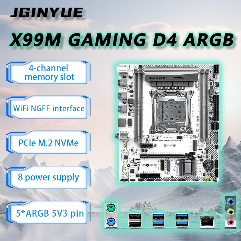 Pc Gaming Omen - JGINYUE X99 Motherboard LGA2011-3 M-ATX Untuk
