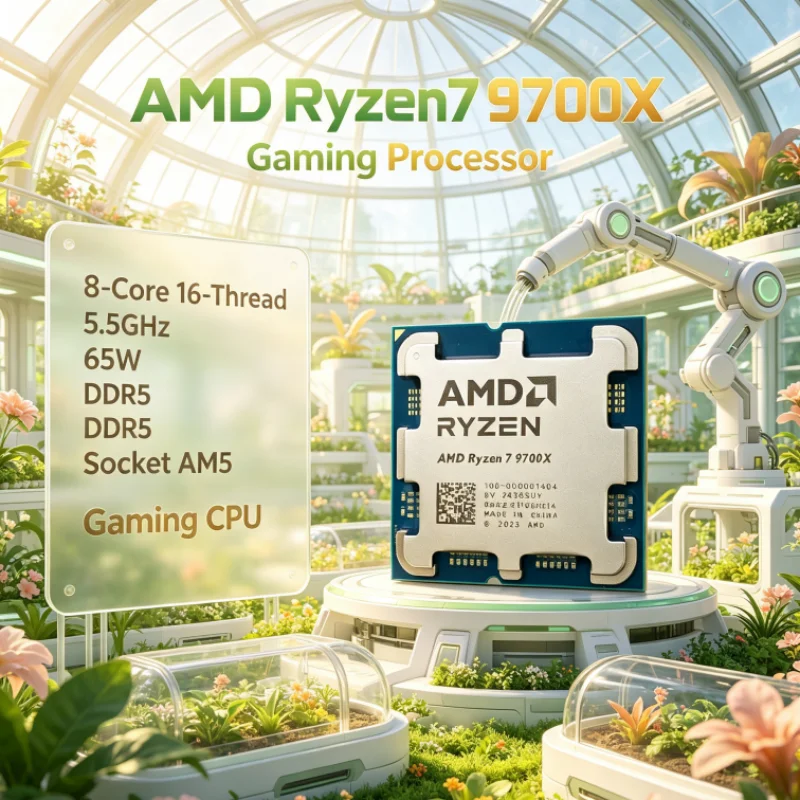 Pc Gaming Cpu - AMD Ryzen 7 9700X 8-Core 16-Thread