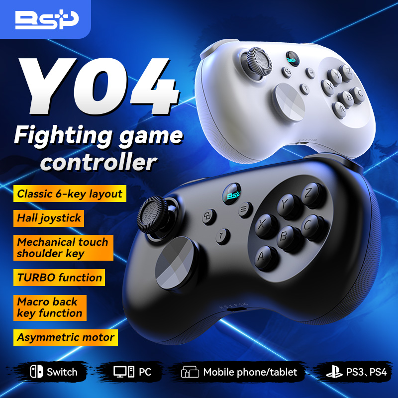 Pc Gaming Emulator - BSP-Y04 Wireless Hall Effect Joystick Pengontrol