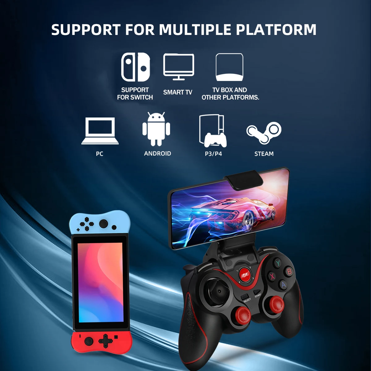Gamepad Bluetooth nirkabel, Ga - Pc Gaming Emulator ulasan dan harga