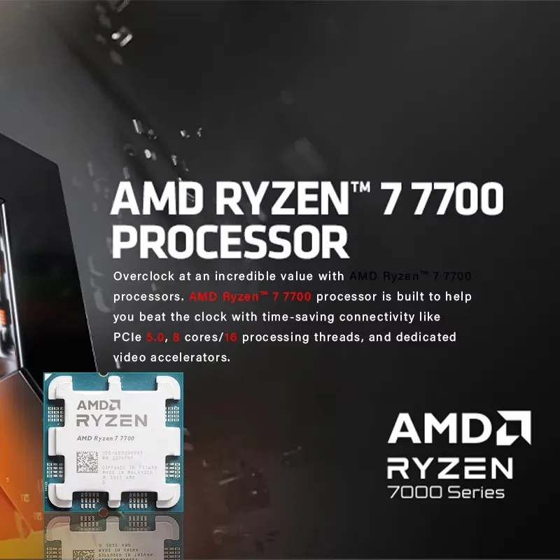 Prosesor AMD Ryzen 7 7700 Baru - Pc Gaming Cpu ulasan dan harga