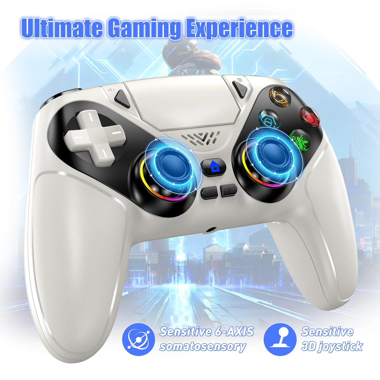 Kontroler Nirkabel Gamepad Unt - Pc Gaming Emulator ulasan dan harga