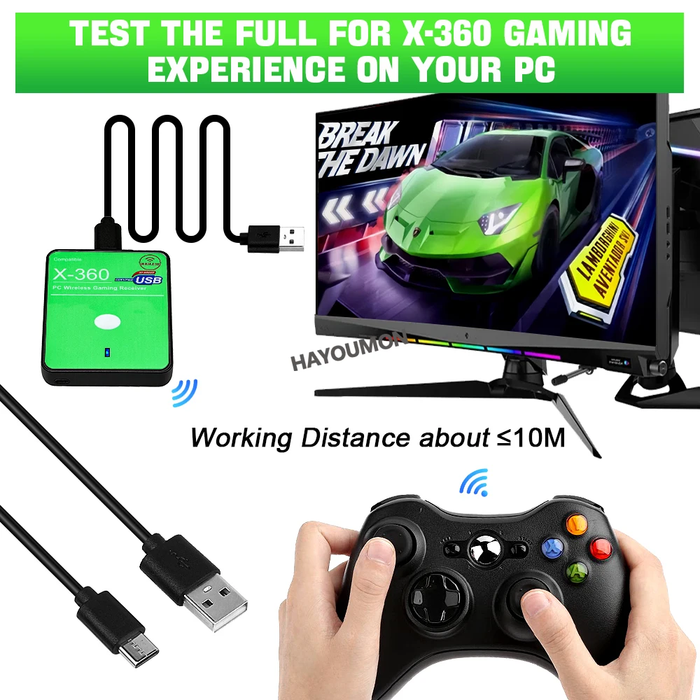 Penerima Game Nirkabel USB Pen - Pc Gaming Windows 7 ulasan dan harga