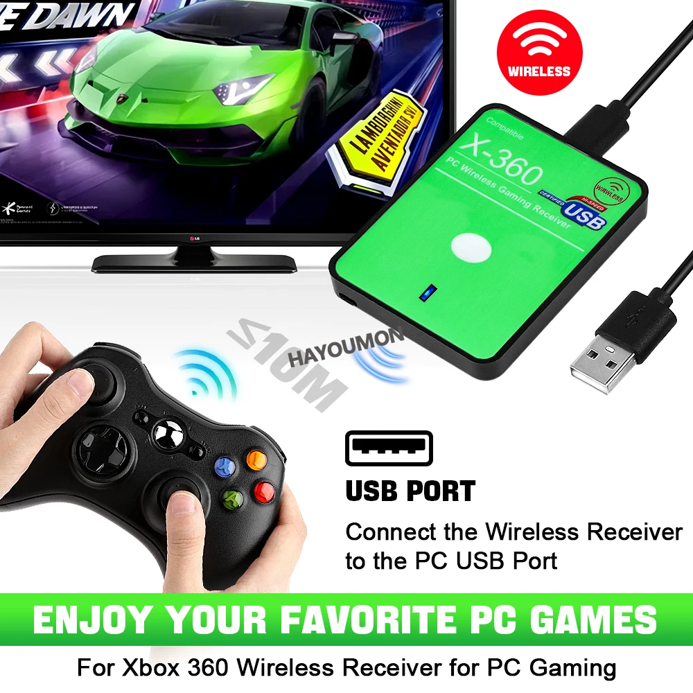 Penerima Game Nirkabel USB Pen - Pc Gaming Windows 7 ulasan dan harga