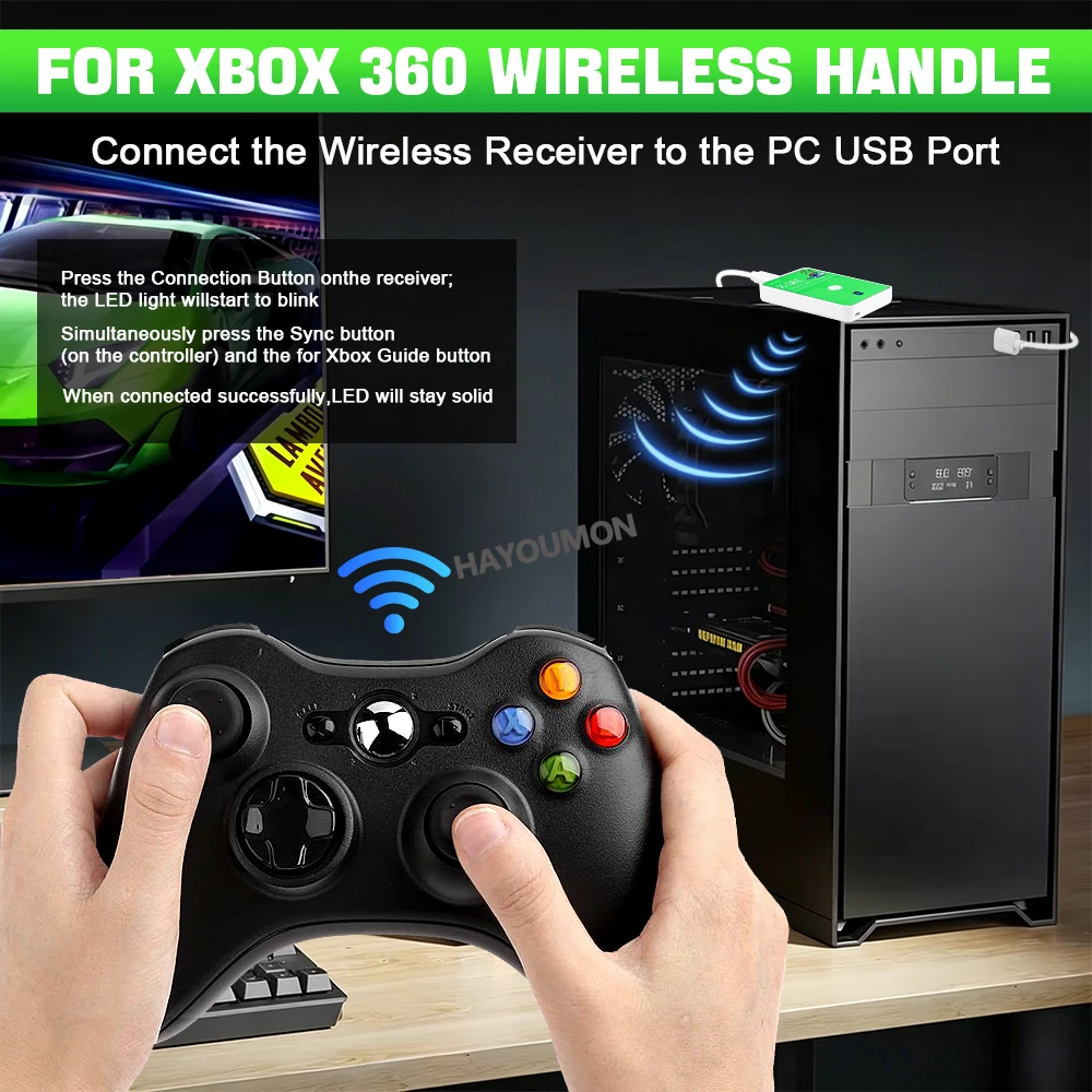 Penerima Game Nirkabel USB Pen - Pc Gaming Windows 7 ulasan dan harga
