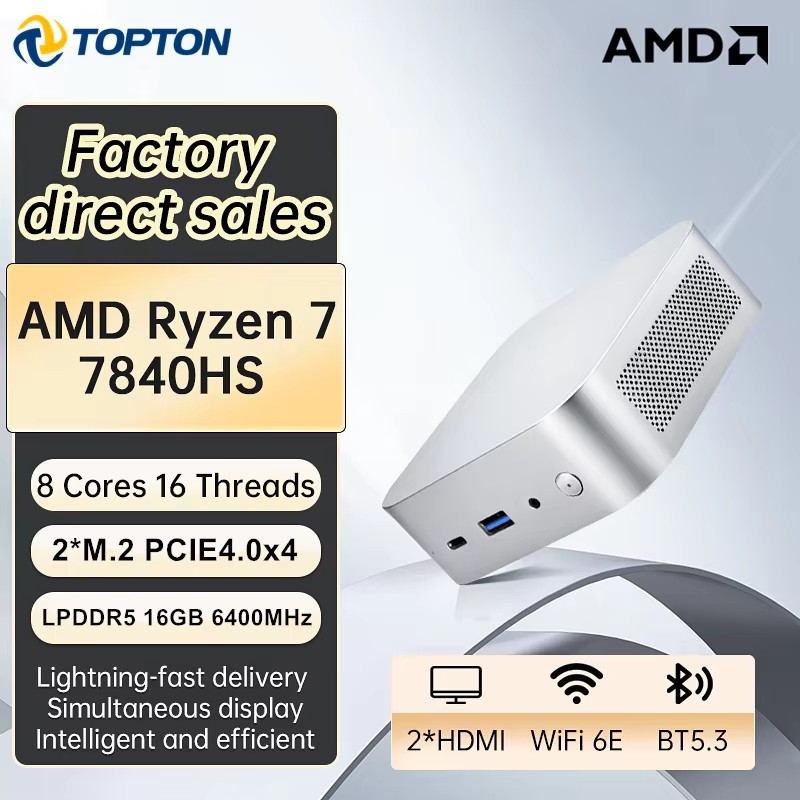 Topton Mini PC Gaming Portabel - Pc Gaming Windows 7 ulasan dan harga