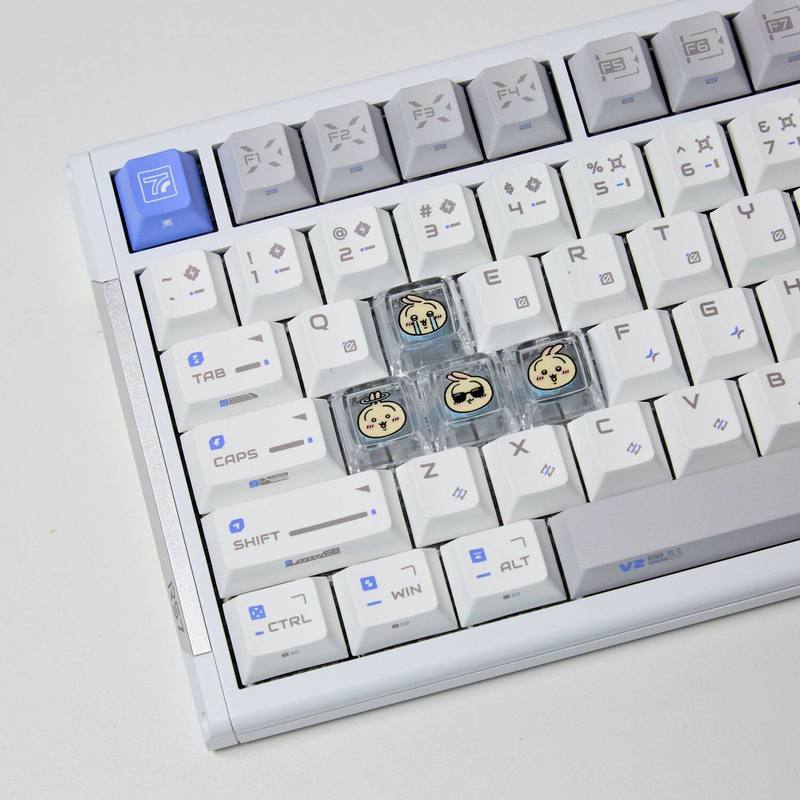 Chiikawa 4 Buah Keycap Transpa - Pc Gaming Aesthetic ulasan dan harga