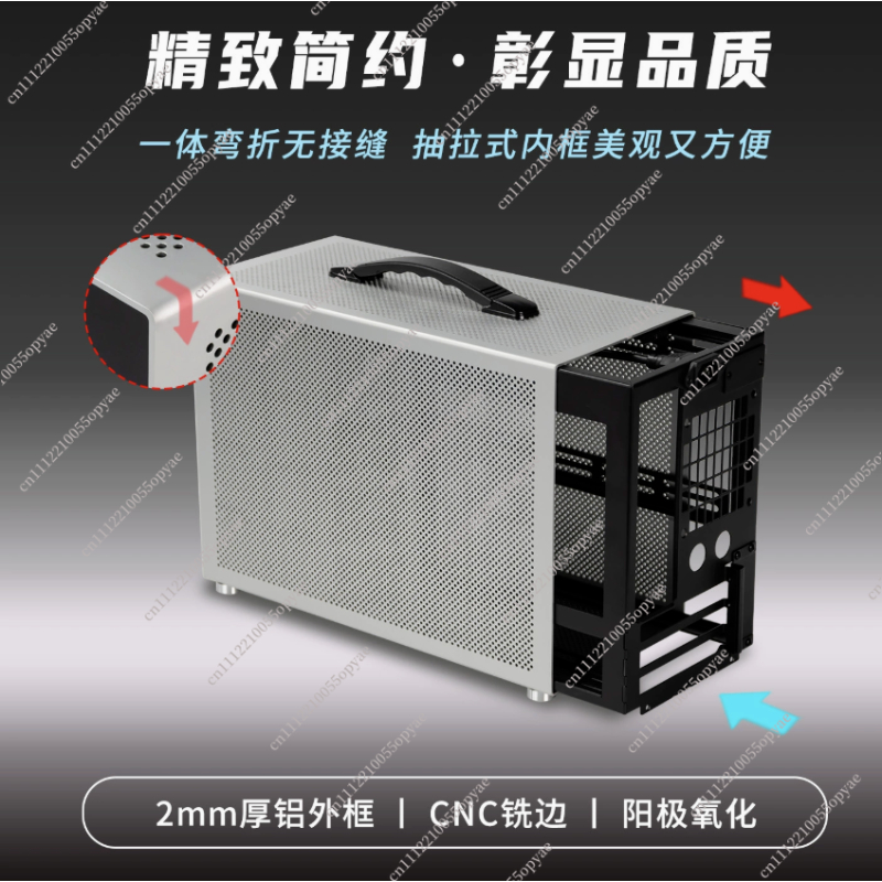 Casing PC Mini Aluminium D3 28 - Atx Power Supply ulasan dan harga