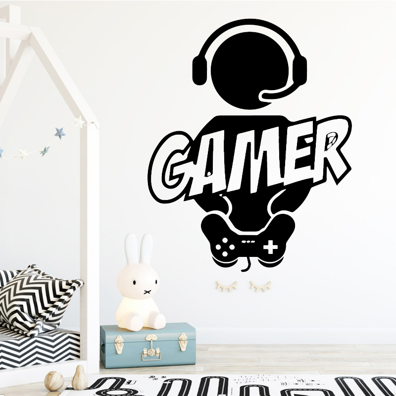 Ukiran Gamer Stiker Dinding Vi - Pc Gaming Wallpaper ulasan dan harga