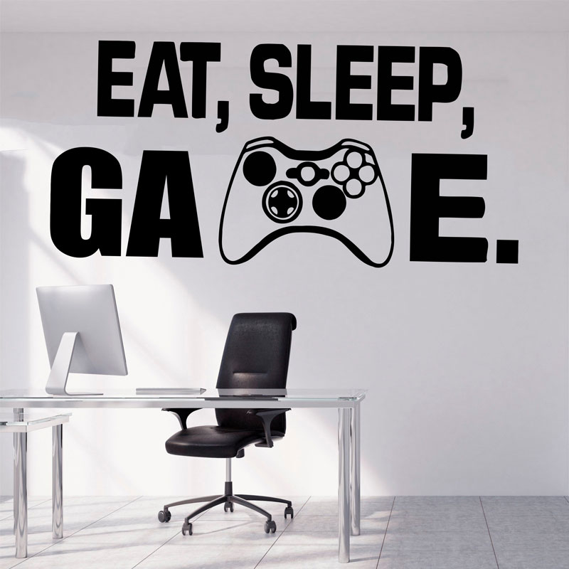 Ukiran Gamer Stiker Dinding Vi - Pc Gaming Wallpaper ulasan dan harga