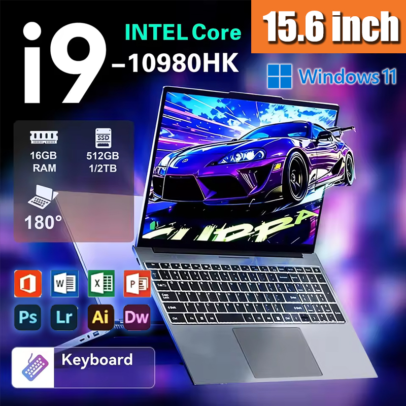 Laptop Portabel Intel N95 15.6 - Pc Gaming Keyboards ulasan dan harga