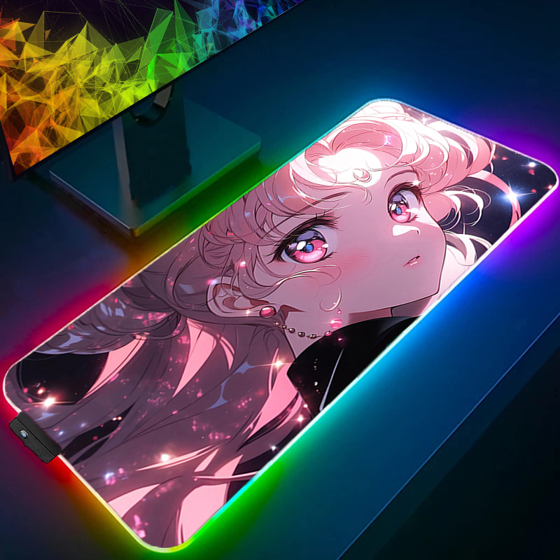 Alas Mouse RGB Besar untuk Gam - Pc Gaming Kawaii ulasan dan harga