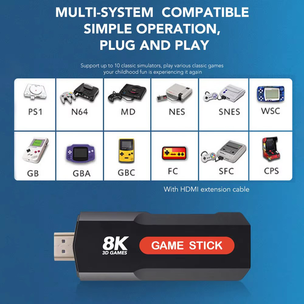 X2 Game Stick HD 4K 8K 3D Kons - Pc Gaming Emulator ulasan dan harga