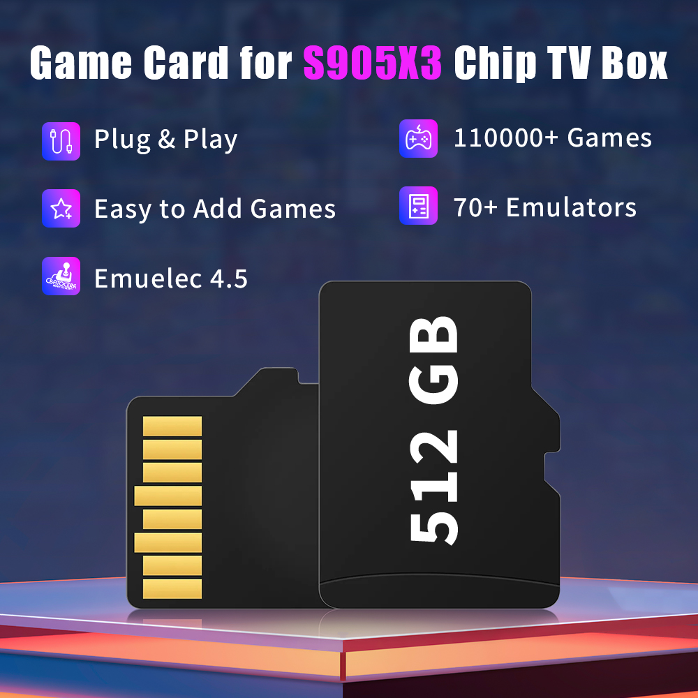 Kartu TF Game untuk S905X3 kon - Pc Gaming Emulator ulasan dan harga