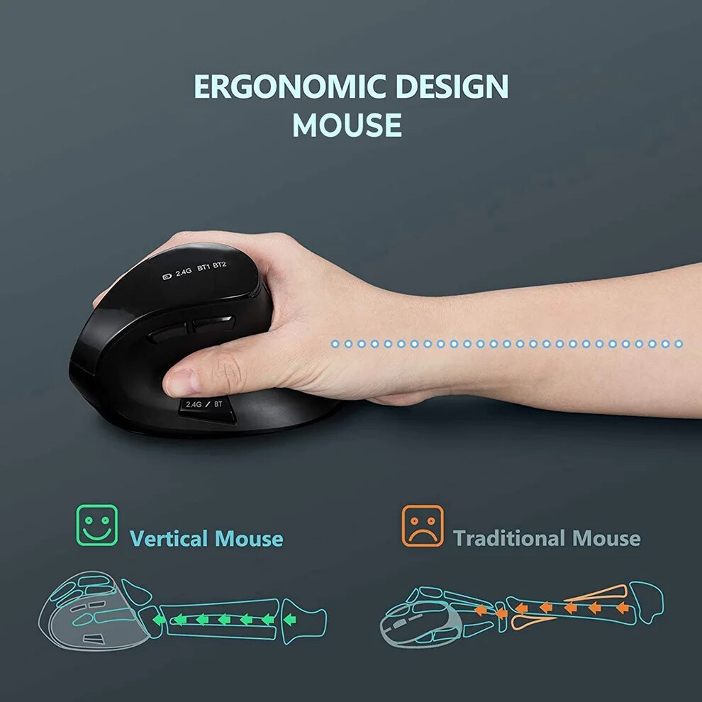 JOMAA Mouse Bluetooth 2.4G, ta - Pc Gaming Windows 7 ulasan dan harga
